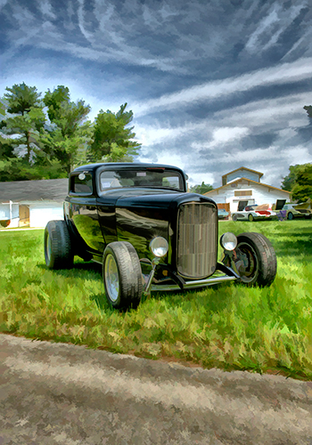 classic and antique car photographer